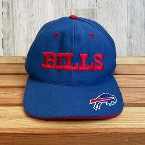 ♦️4/$25 Vintage Twins Enterprises Buffalo Bills Fitted Wool Blend Cap Size 7 1/8